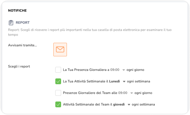 Notifications reports